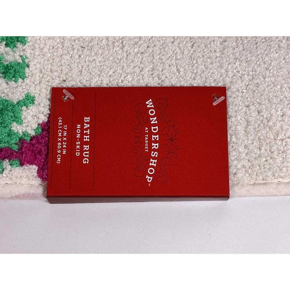 Wondershop at Target Bath Rug Non Skid Christmas Trees Multi Color‎ 17x24
